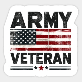 ARMY VETERAN Sticker